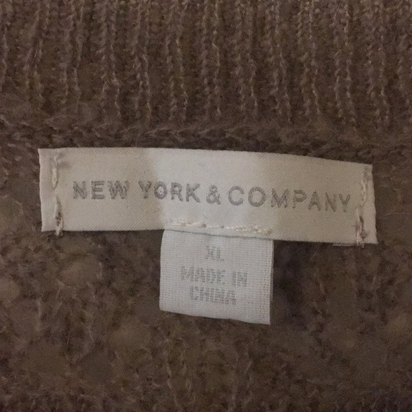 New York & Company Tan Light Sweater - Picture 2 of 3